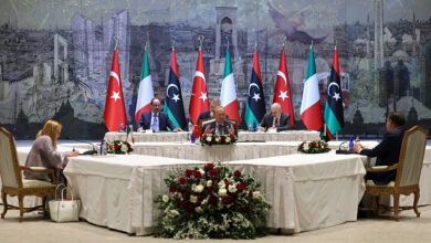 Recep Tayyip Erdoğan, Giorgia Meloni, Abdulhamid Dabaiba
