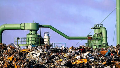 Unité typique de production de méthane
