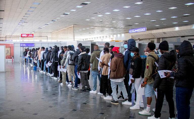 africains . retour volontaire