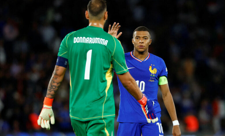 gianluigi donnarumma kylian mbappé