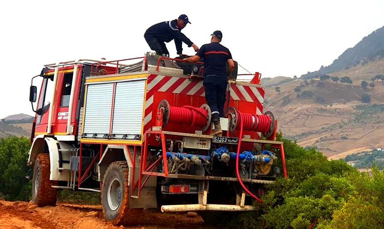 incendie foret hammam bourguiba