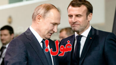macron et poutine