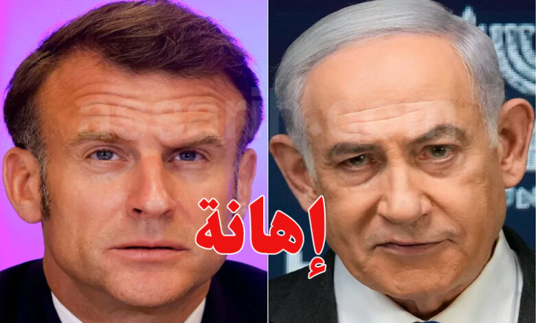 macron netanyahu