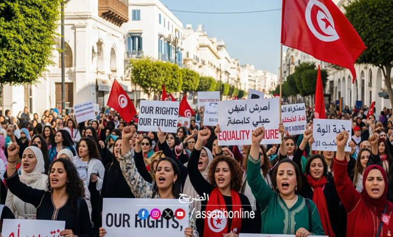 manifestation de femmes en tunisie