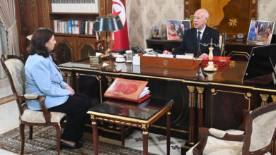 Kais Saied et Saraha Zaafrani Zenezri