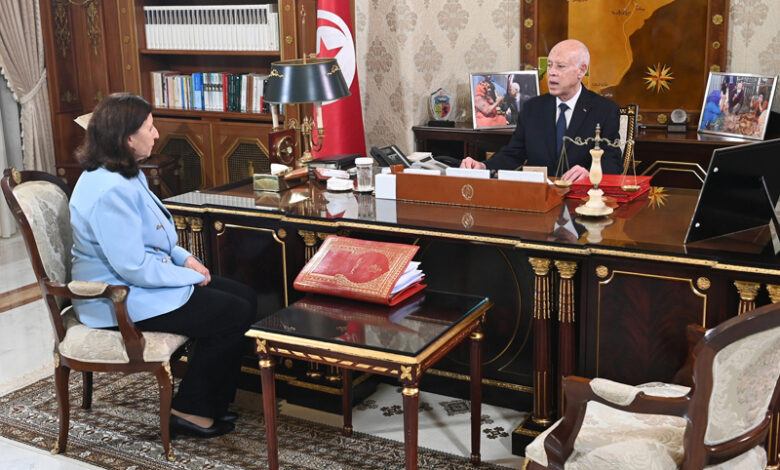 Kais Saied et Saraha Zaafrani Zenezri