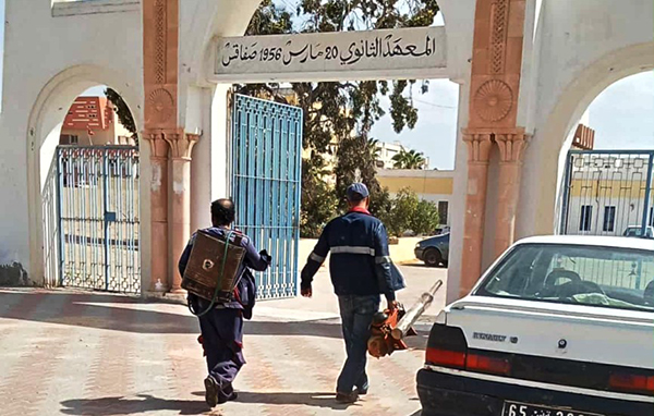 La municipalité de Sfax intensifie ses interventions autour des établissements scolaires. 1