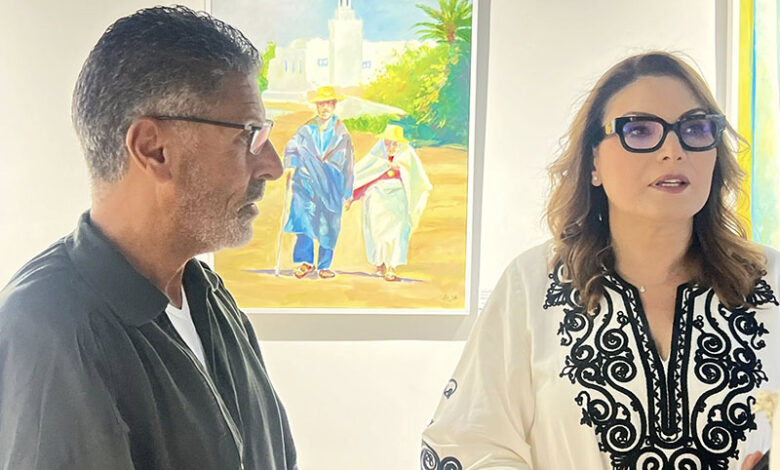 Peintre Aziza Bhar El Beji Exposition à Djerba