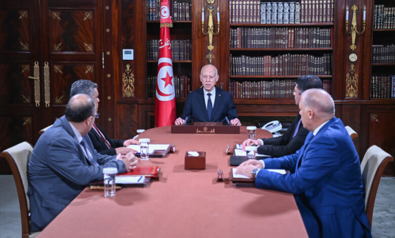 Président Kais Saied Réunion Palais de Carthage