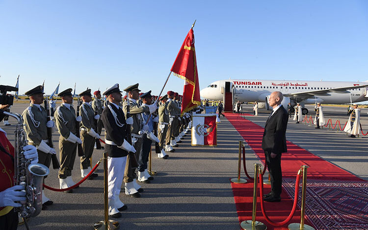 President Kais Saied visite l'algerie