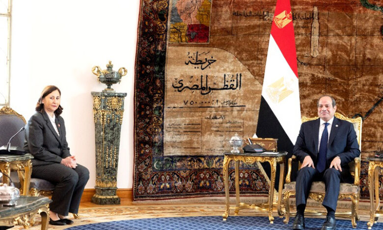 Que s'est-il passé lors de la rencontre entre le président égyptien et la Première ministre Sara Zaafrani