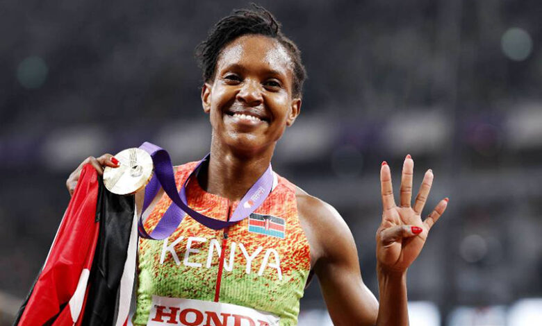 Tokyo, 16 septembre 2025 La coureuse kenyane Faith Kipyegon