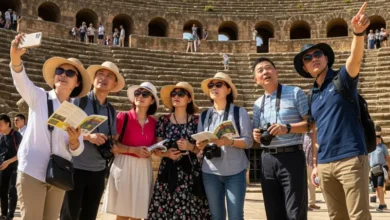 Touristes Chinois en Tunisie