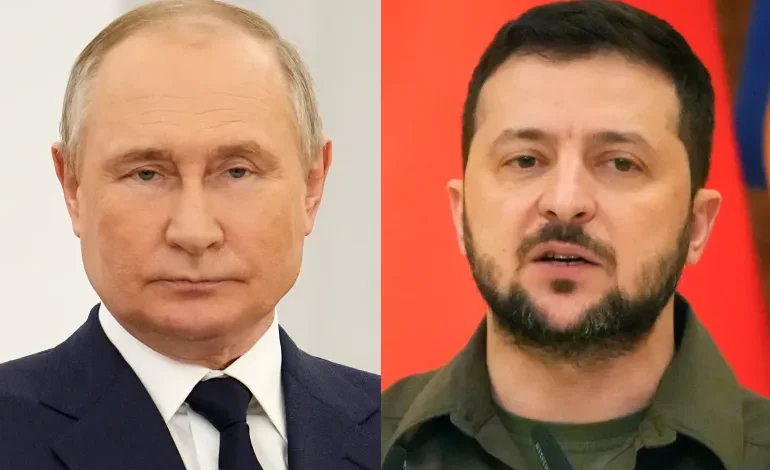 Vladimir Poutine Volodymyr Zelensky