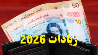 Augmentations Salaires et pensions de retraite Tunisie 2026
