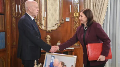 Kais Saied Et Sarha zaafrani Zenezri