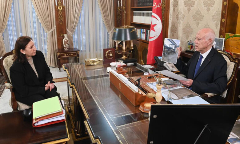 Kais Saied Sarra Zaafrani Zenezri