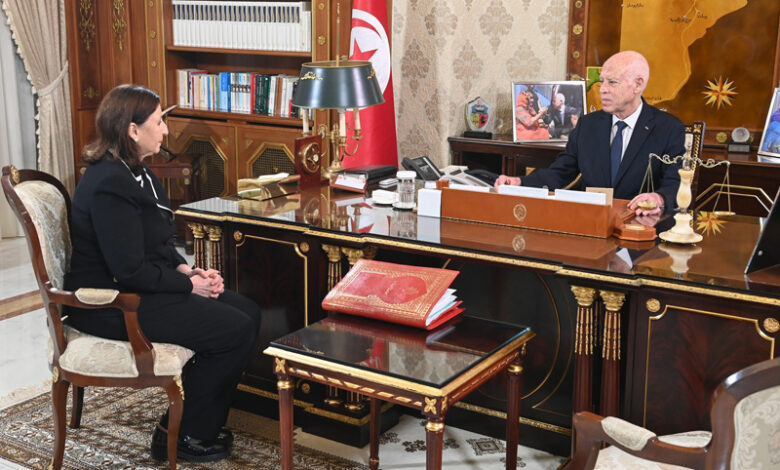 Kais Saied Sarra Zaafrani Zenezri