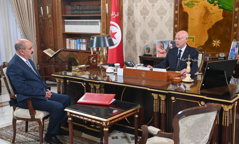 Kais Saied et Med Ali Nafti