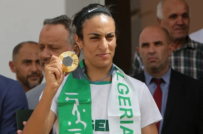 La boxeuse algérienne Iman Khalif