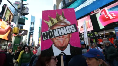 No-Kings-national-day-of-protest-in-New-York-on-October-18-2025