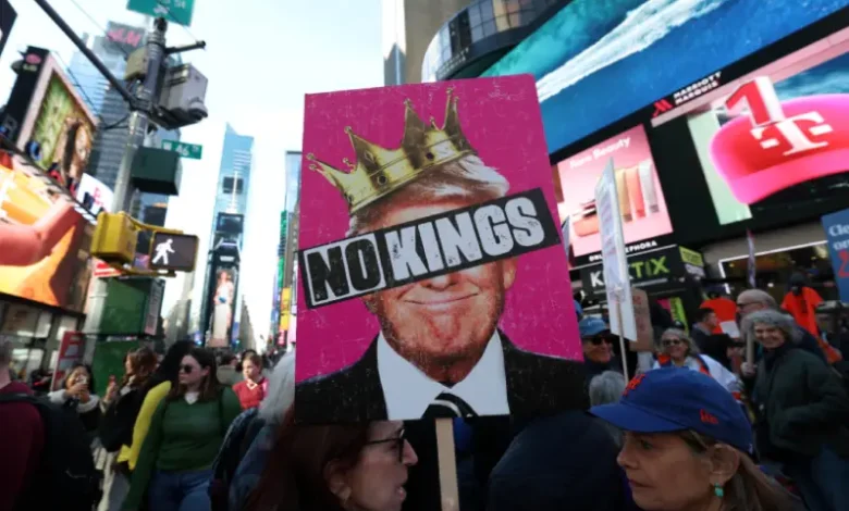 No-Kings-national-day-of-protest-in-New-York-on-October-18-2025