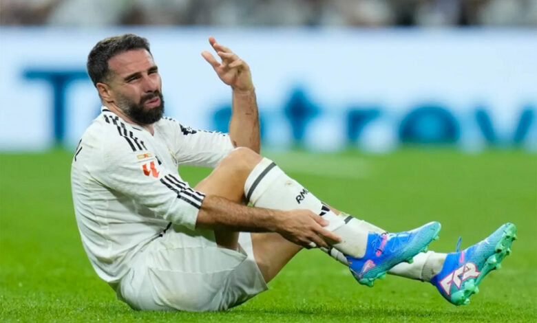 Nouvelle blessure de dani carvajal
