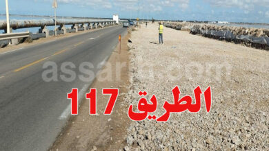 Route régionale n° 117 entre Djerba et Zarzis