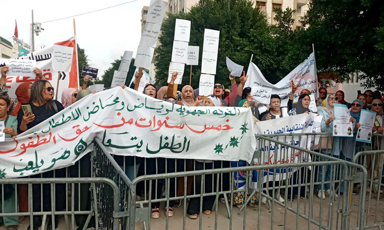 Une manifestation des propriétaires de jardins d'enfants et de crèches