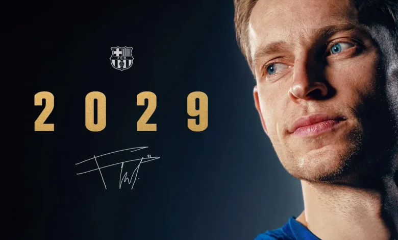 frenkie de jong Fc Barcelone 2029
