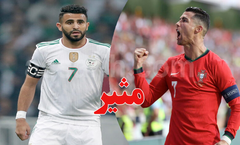 riyad mahrez et cristiano ronaldo