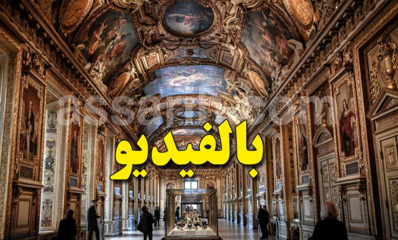 vidéo du Vol au musée du Louvre Paris France