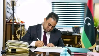 Ali Abed ministre Lybien de l'enseignement