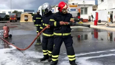 Bizerte… Une opération blanche pour lutter contre les incendies liés aux produits pétroliers
