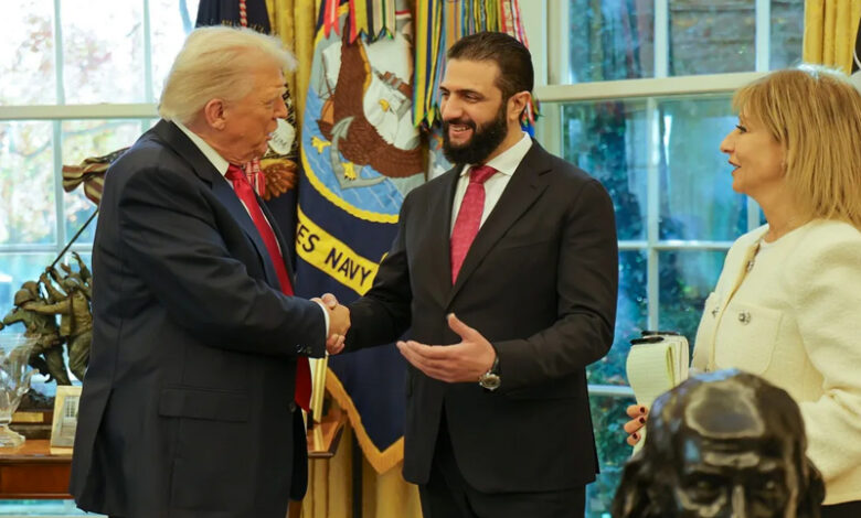 Donald Trump Ahmed Charaa