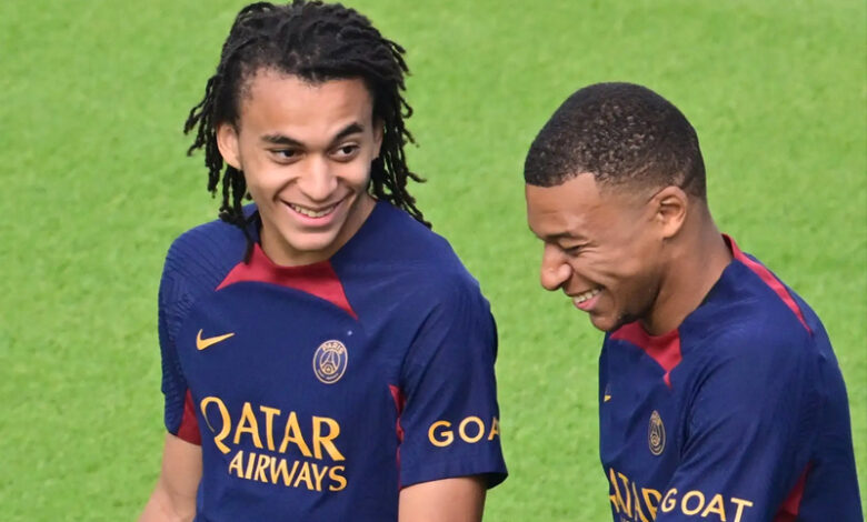 Ethan et kylian Mbappe