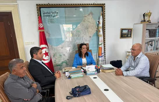 Gouverneur de Nabeul Hana Chaouachi et Association Sportive de Hammamet