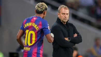 Hans Flick & Lamine Yamal
