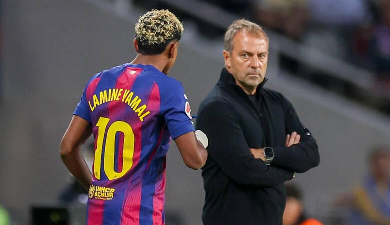 Hans Flick & Lamine Yamal