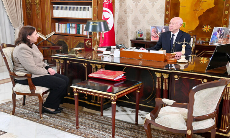 Kais Saied Et Sarah Zaafrani Zenezri