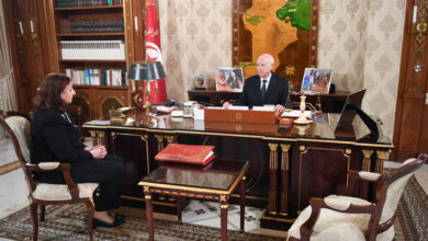 Kais Saied Sarra Zenezri Zaafrani