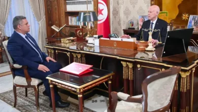 Kais Saied et Khaled Nouri