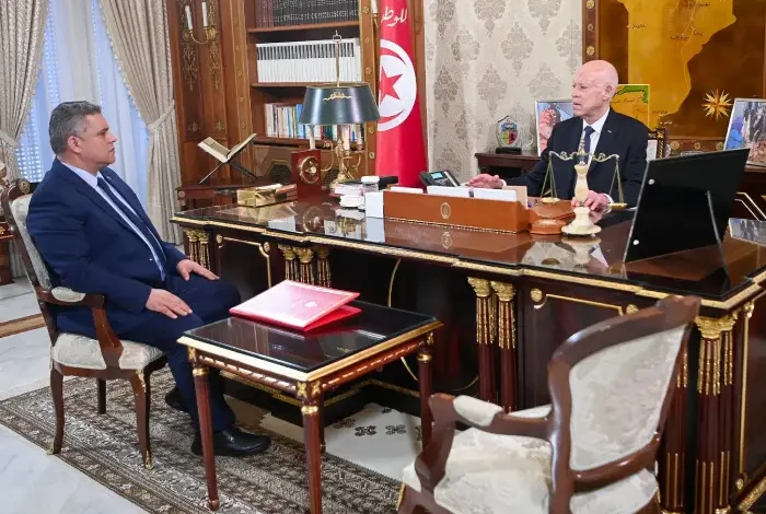 Kais Saied et Khaled Nouri