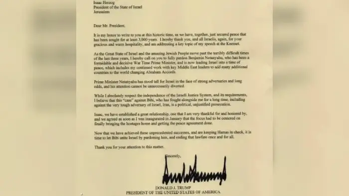 Trump Letter