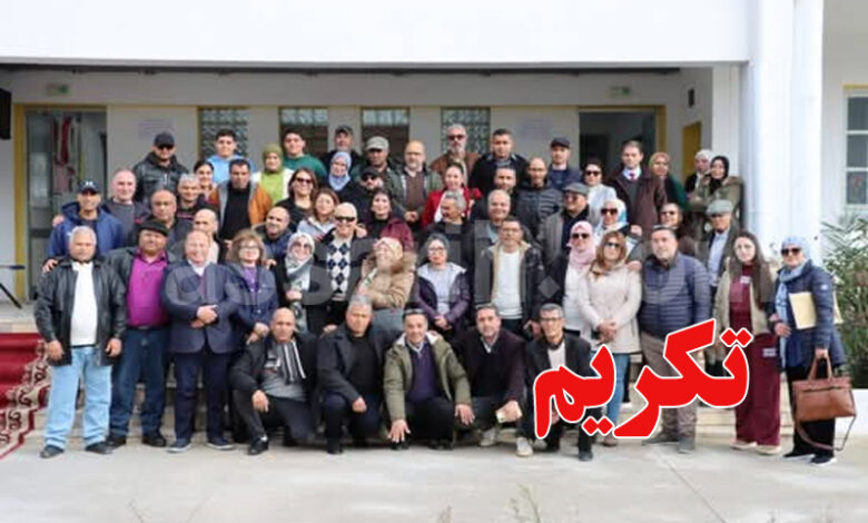 Cérémonie d'hommage au personnel éducatif EL Haouaria Tunisie