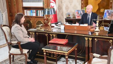 Kais Saied Et Sarha Zaafrani Zenezeri
