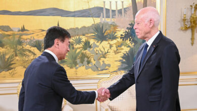Kais Saied et Ambassadeur du Japon en tunisie