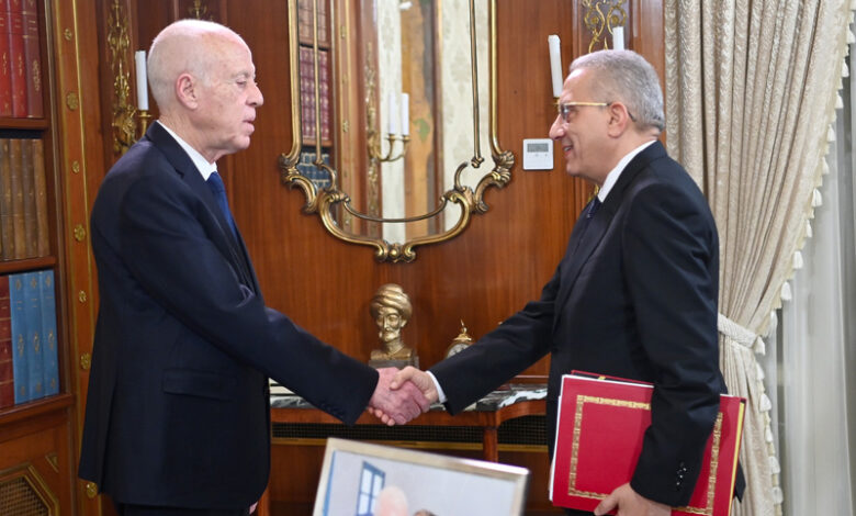 Kais Saied et Mustapha Ferjani