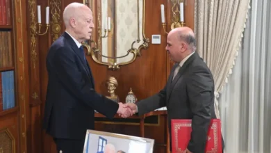 Kais Saied et Rechid Ammeri