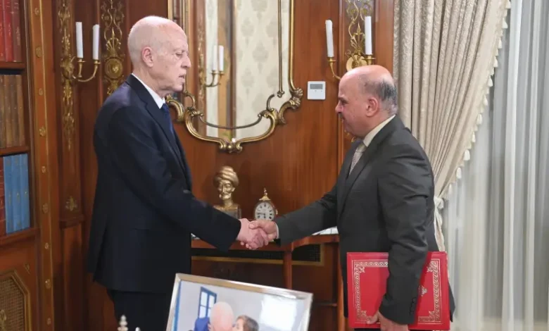 Kais Saied et Rechid Ammeri
